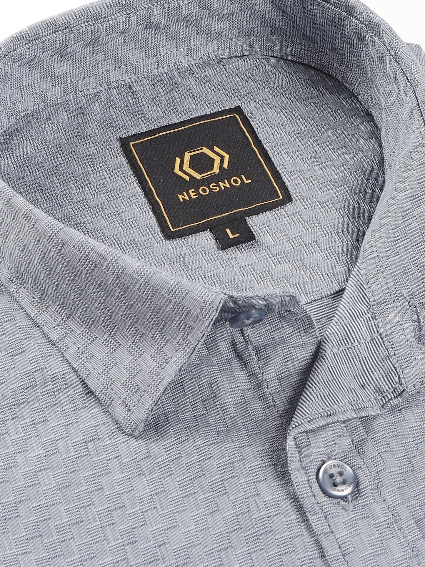 Sky Basket Dobby Giza Shirt