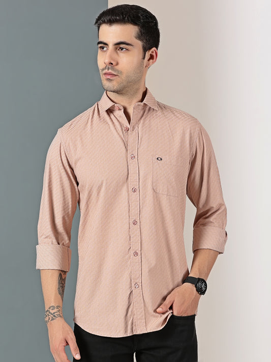 Sandstone Basket Dobby Giza Shirt