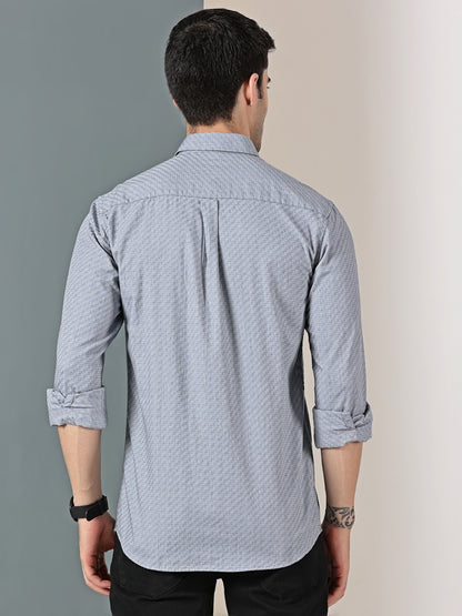 Sky Basket Dobby Giza Shirt