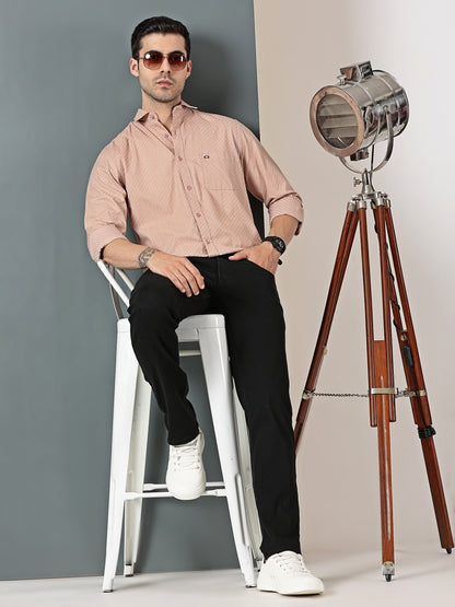 Sandstone Basket Dobby Giza Shirt