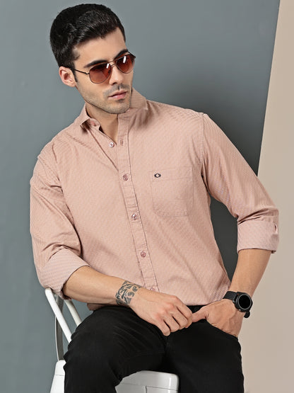 Sandstone Basket Dobby Giza Shirt