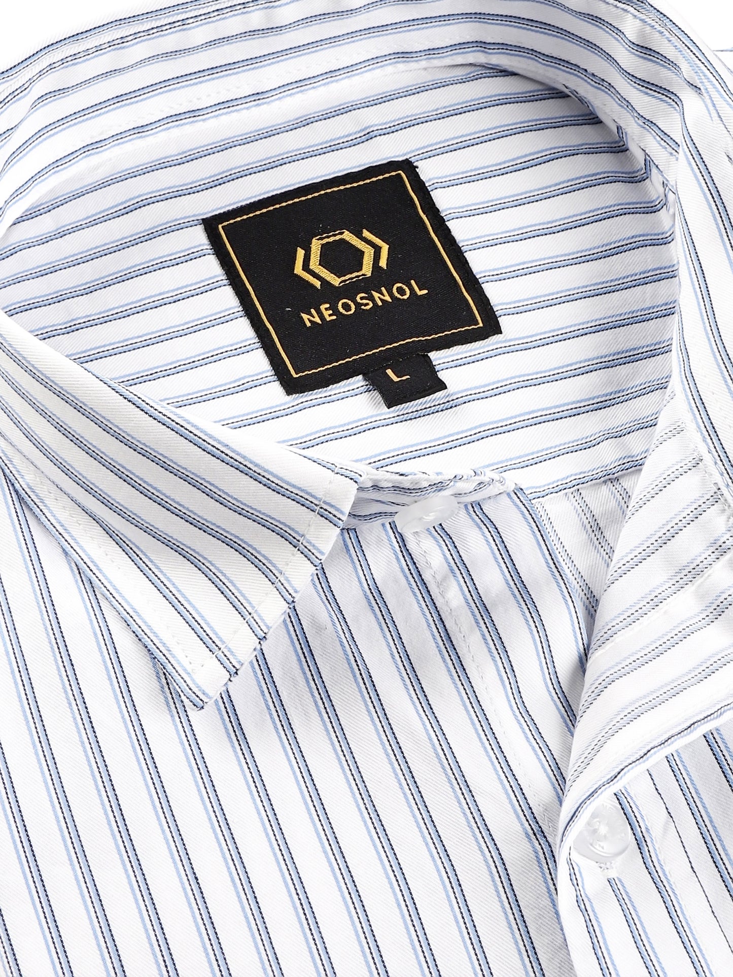 Cool Blue Extra-Fine Stripe Shirt