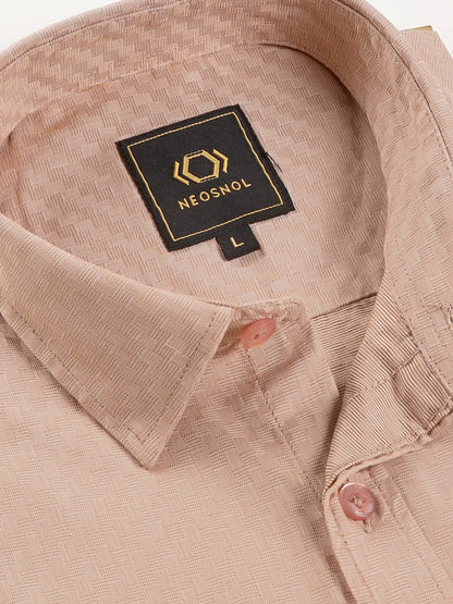 Sandstone Basket Dobby Giza Shirt